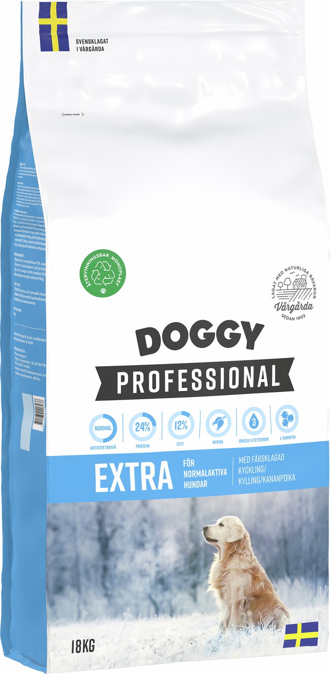 Doggy Professional Extra (BLÅ)18kg