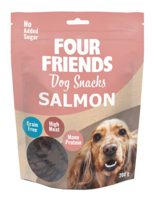 FourFriends Dog Snacks Salmon 200gr