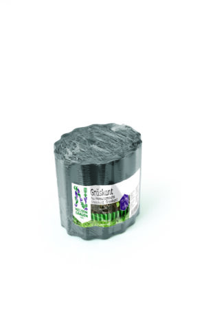 Gräskant Antracit 15cm x 9m