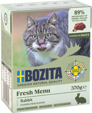 Bozita Katt Bitar i Sås med Kanin 370g