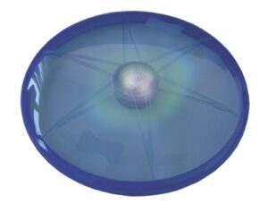 Led-disc flash blå 15 cm