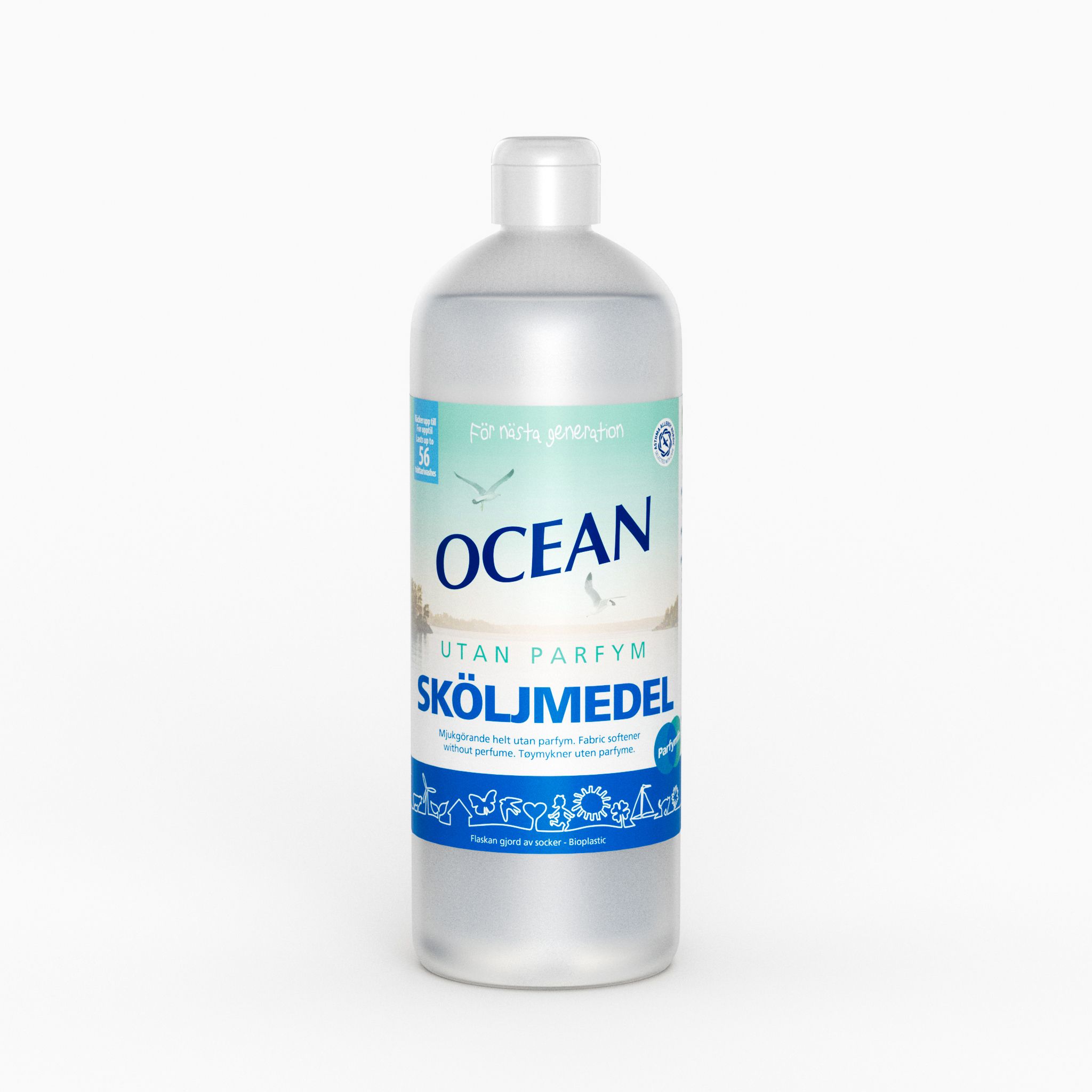 OCEAN Mjukmedel Oparfymerad 1L