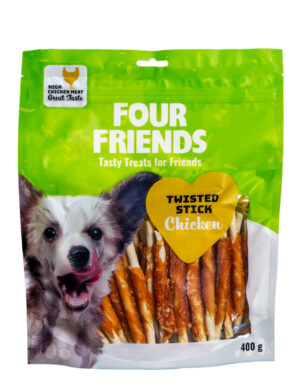 FourFriends Twisted Stick Chicken 12,5cm 40st