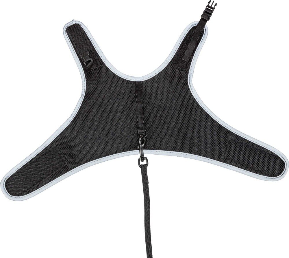 Alternative view of Kattsele reflex svart med koppel