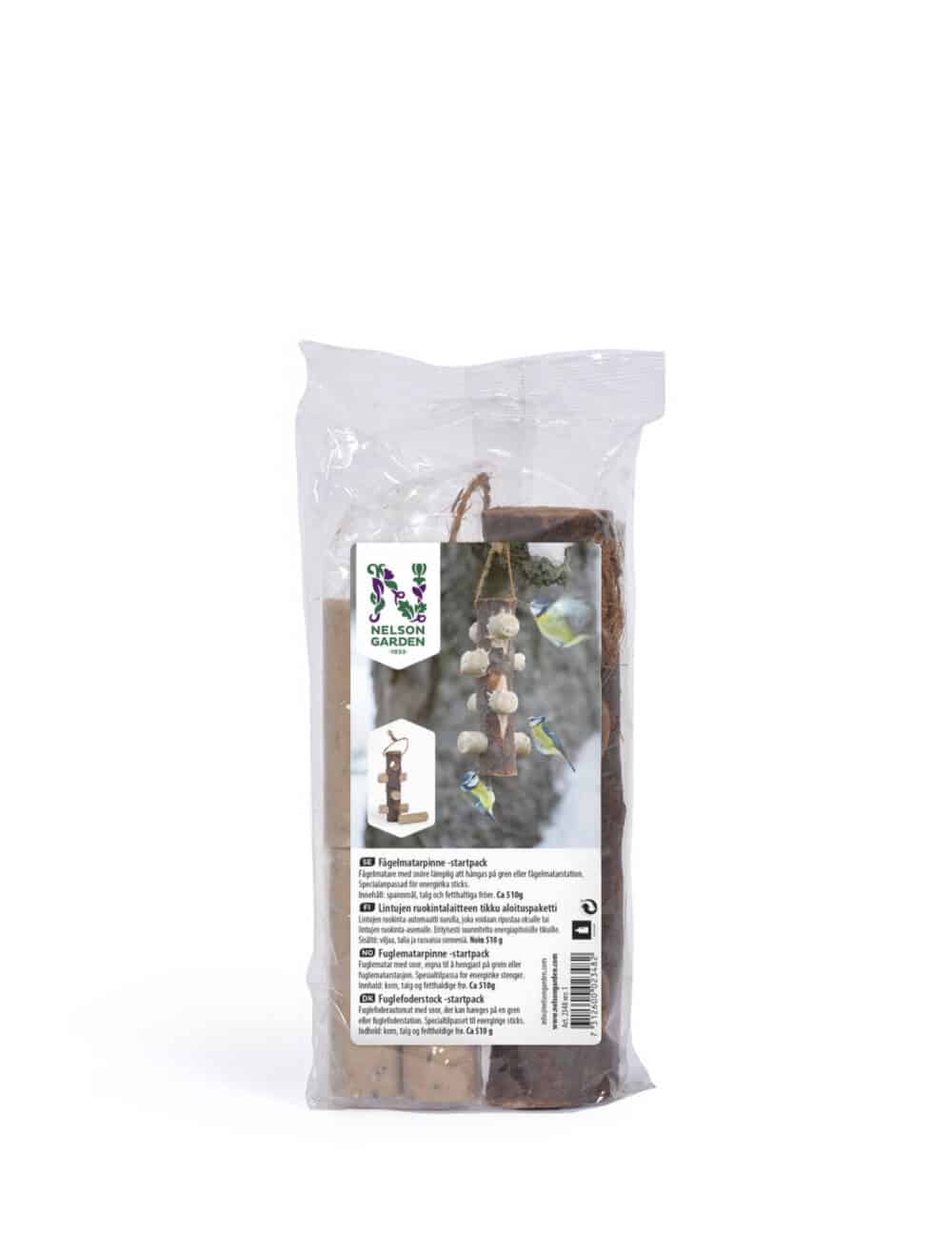 Fågelmatarpinne med snöre- startpack