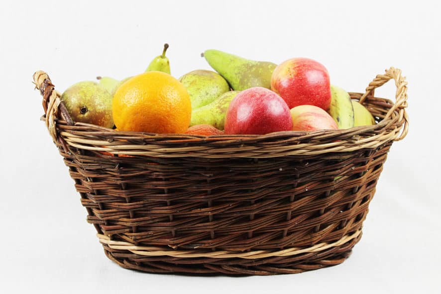 Alternative view of Julkorg Oval m handtag 43x32x18 cm