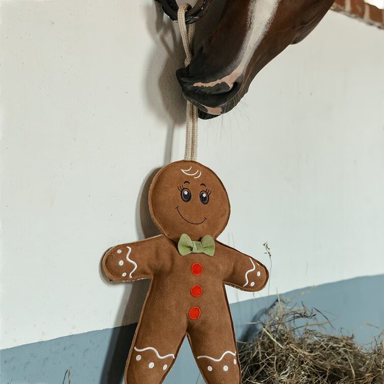 Alternative view of Hästleksak Pepparkaksgubbe i Mocka