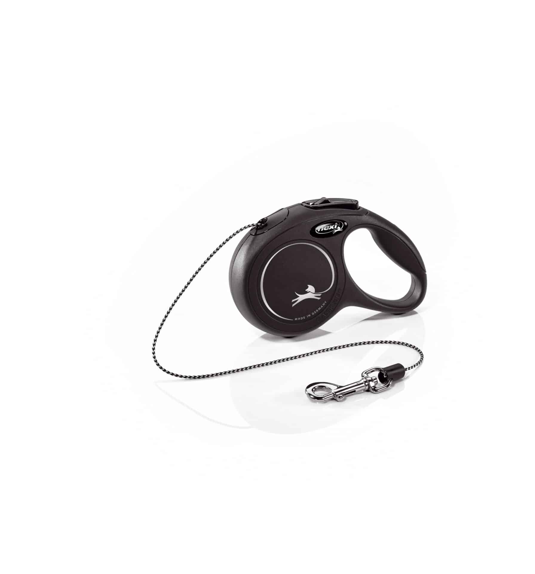 Flexi New Classic Cord Svart M 8m
