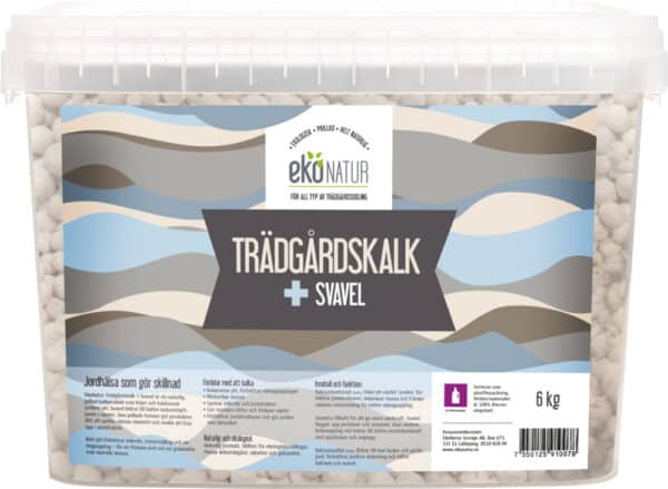 EkoNatur Trädgårdskalk + Svavel hink 6 kg