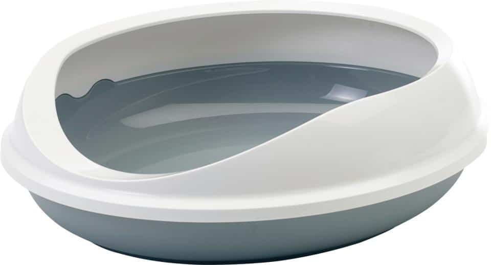 Savic Kattlåda Figaro Oval Grå