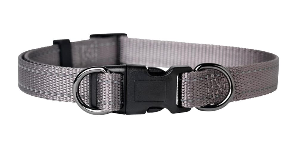 Dogman Halsband Iris Ställbart Grå 38-66cm XL