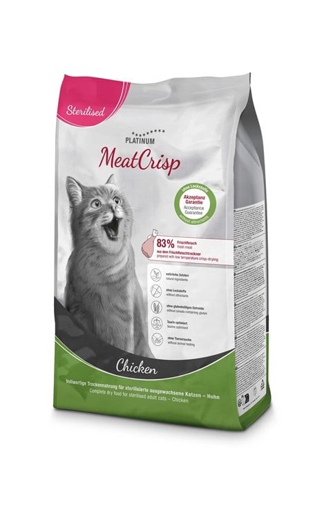 Platinum Cat MeatCrisp Sterilised Chicken 1,5kg