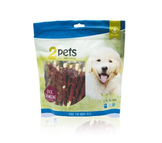 2pets Tuggpinne med Ankfilé 12cm 30-pack