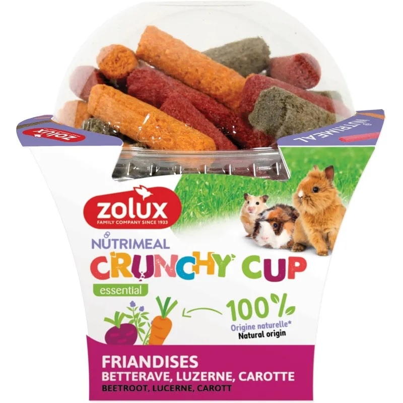 Zolux Crunchy Luc/Carrot/Beetroot Rabbit T 180g