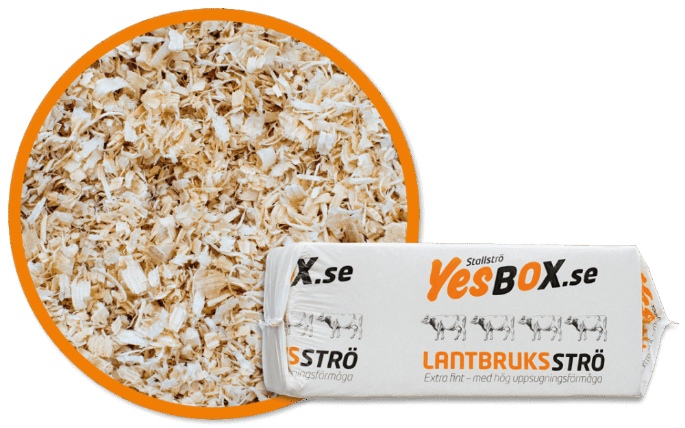 YesBox Lantbruksströ ca 22-25 kg