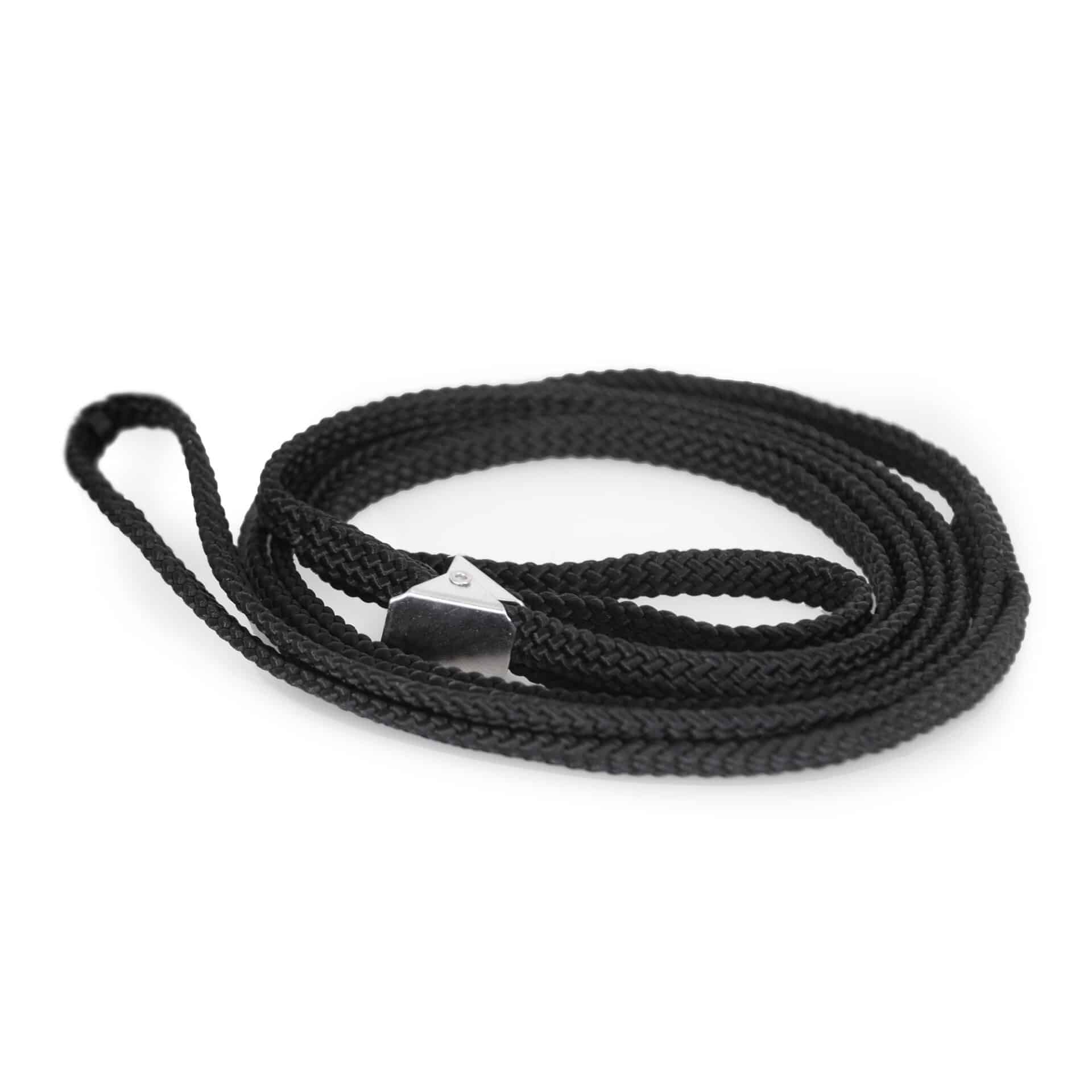 Dogman Utställningskoppel Platt Svart M 1*120cm